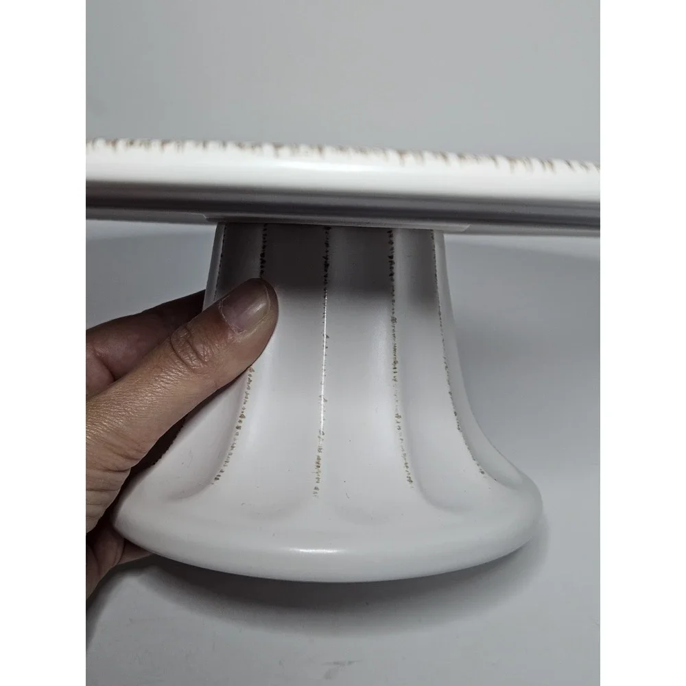 Celebrate It Thankful Blessed Fall Thanksgiving Pedestal Cake Plate Stand 12